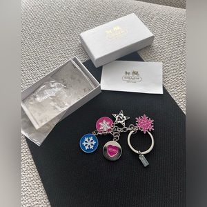 Key ring chain Coach new!